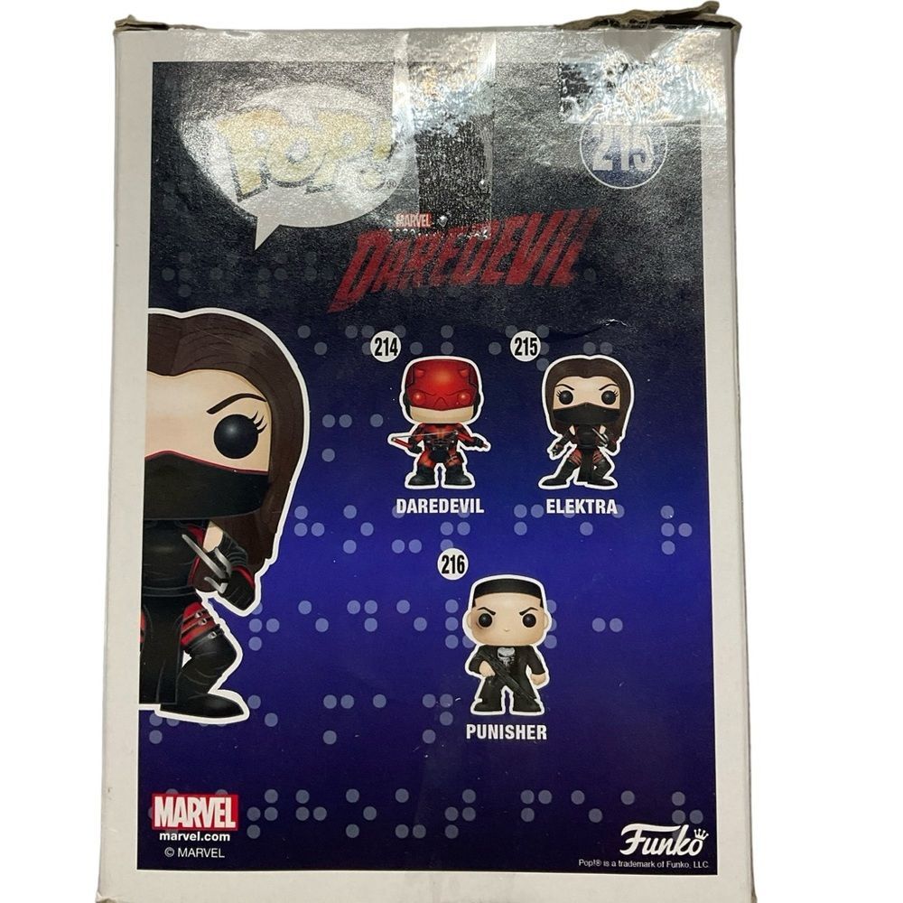 Funko Pop Marvel 215 Netflix Daredevil Elektra - Picture 8 of 11